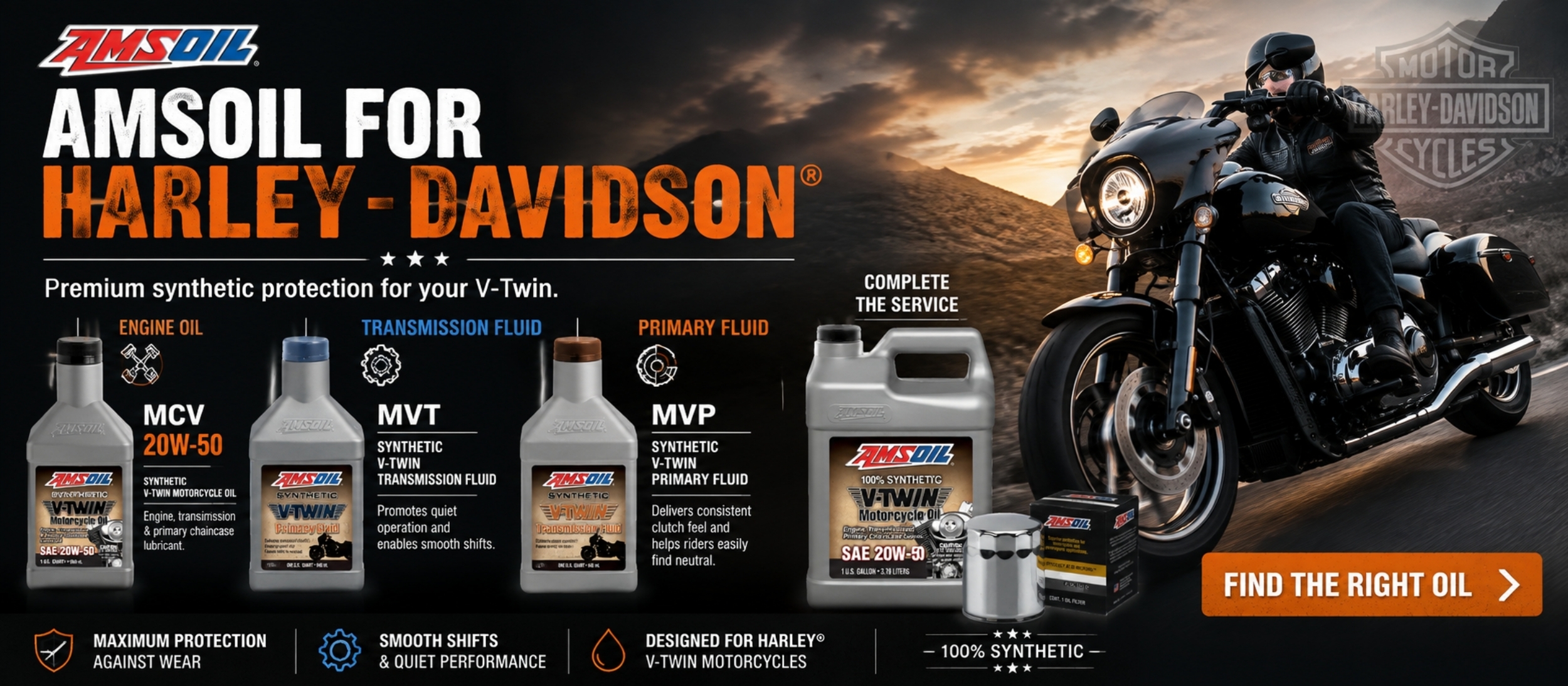 Amsoil for Harley-Davidson