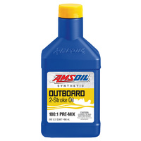 AMSOIL Outboard 100:1 Pre-Mix Synthetic 2-Stroke Oil 1x QUART (946ml)