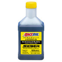 AMSOIL SABER® Professional Synthetic 2-Stroke Oil 1x QUART (946ml)