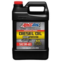 Amsoil Signature Series Max Duty 5W-40 100% Synthetic Diesel Engine Oil 3.78L Bottle DEO1G