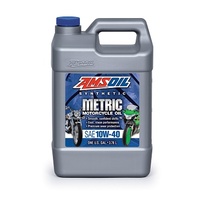 AMSOIL 10W-40 Synthetic Metric® Motorcycle Oil 1x GALLON (3.78L)