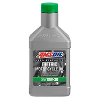 AMSOIL 10W-30 Synthetic Metric® Motorcycle Oil 1x QUART (946ml)