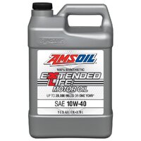 Amsoil Extended-Life 10W-40 100% Synthetic Engine Oil 3.78L Bottle XLO1G