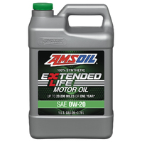 AMSOIL EXTENDED-LIFE 0W-20 100% SYNTHETIC MOTOR OIL 1x GALLON (3.78L)