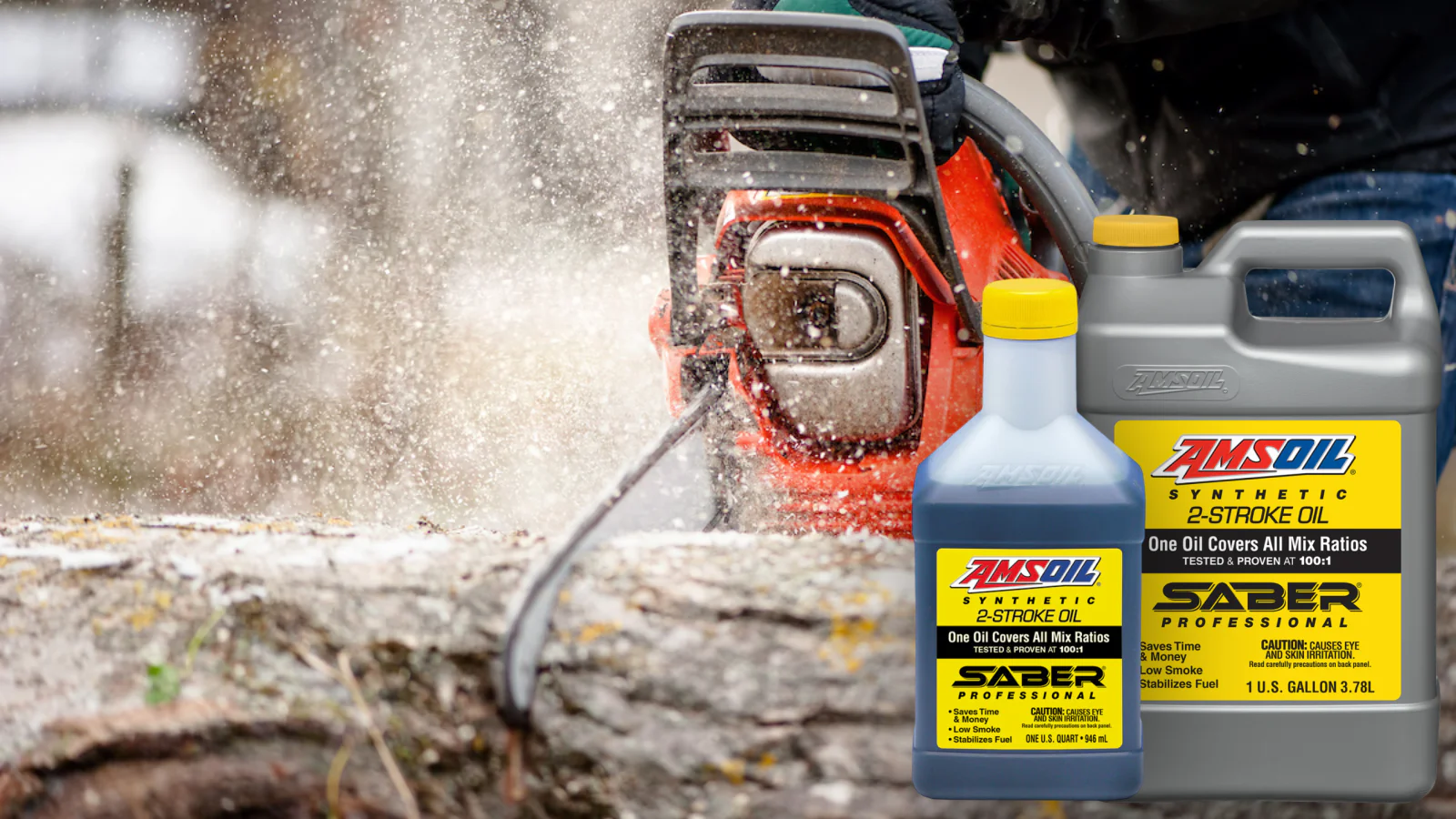 AMSOIL SABER 2-Stroke Oil: How Can a 100:1 Mix Ratio Work?
