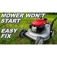 Lawnmower Won’t Start? Do this.